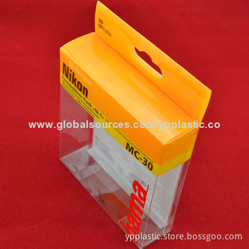 Wholesale Small Clear PVC Box for Electronic, Various Colors Available